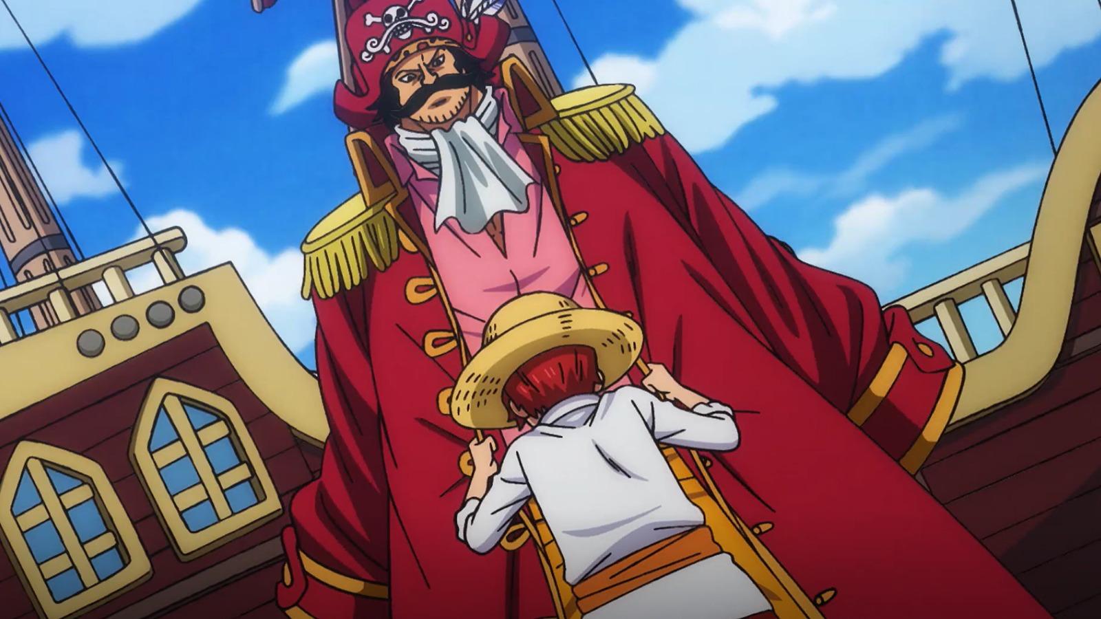 An image of Shanks and Roger in One Piece