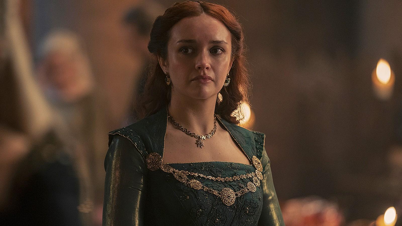 Olivia Cooke as Alicent in House of the Dragon