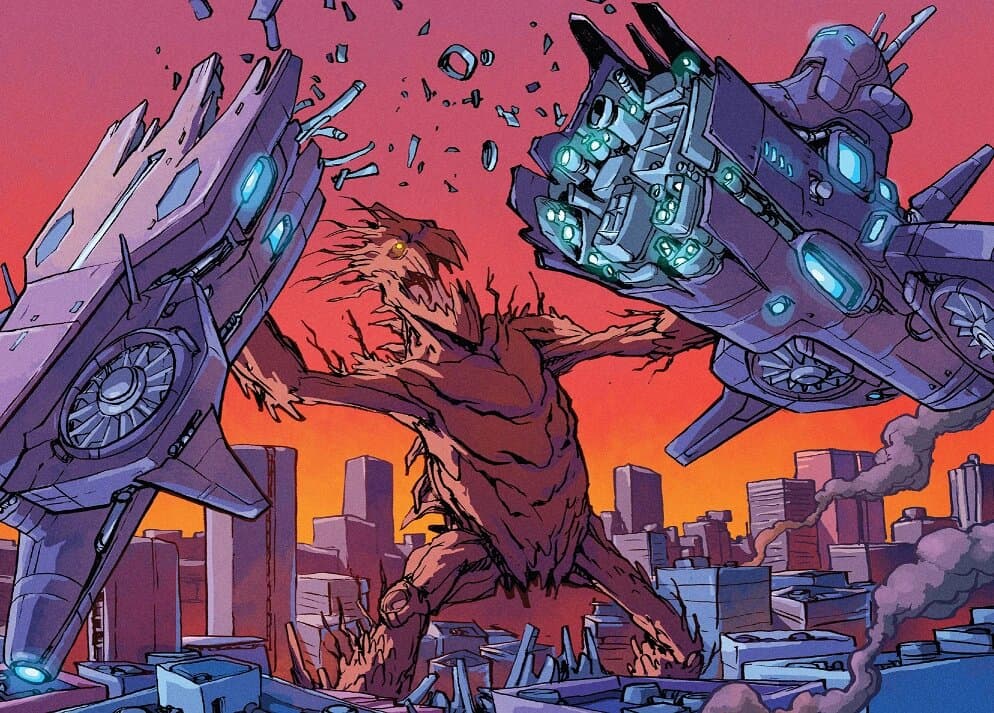 Kaiju Groot in the Marvel comics