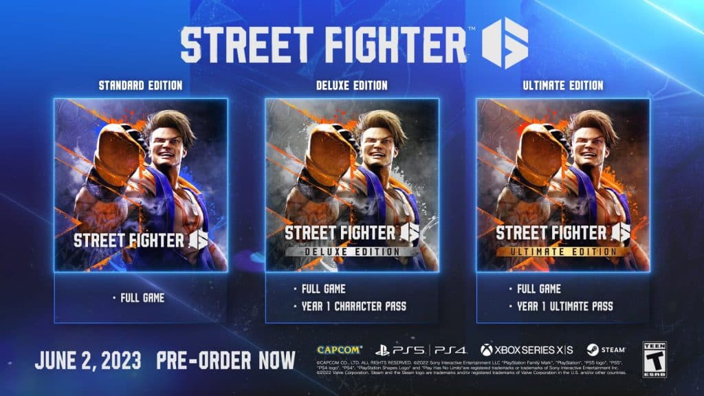 editions of street fighter 6