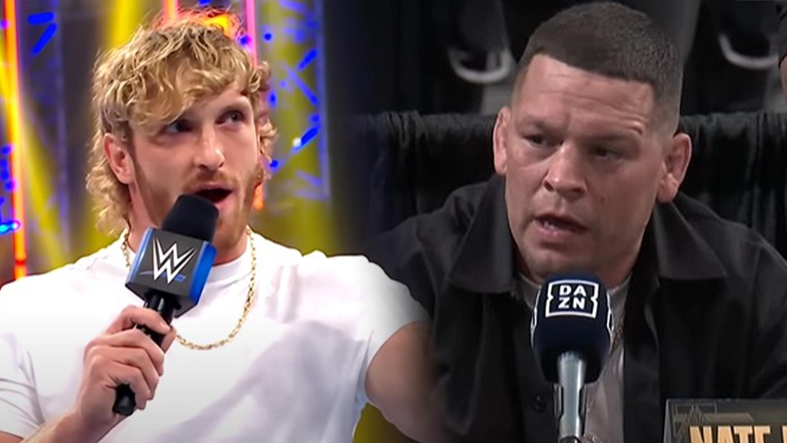 nate diaz open to possibility of logan paul fight