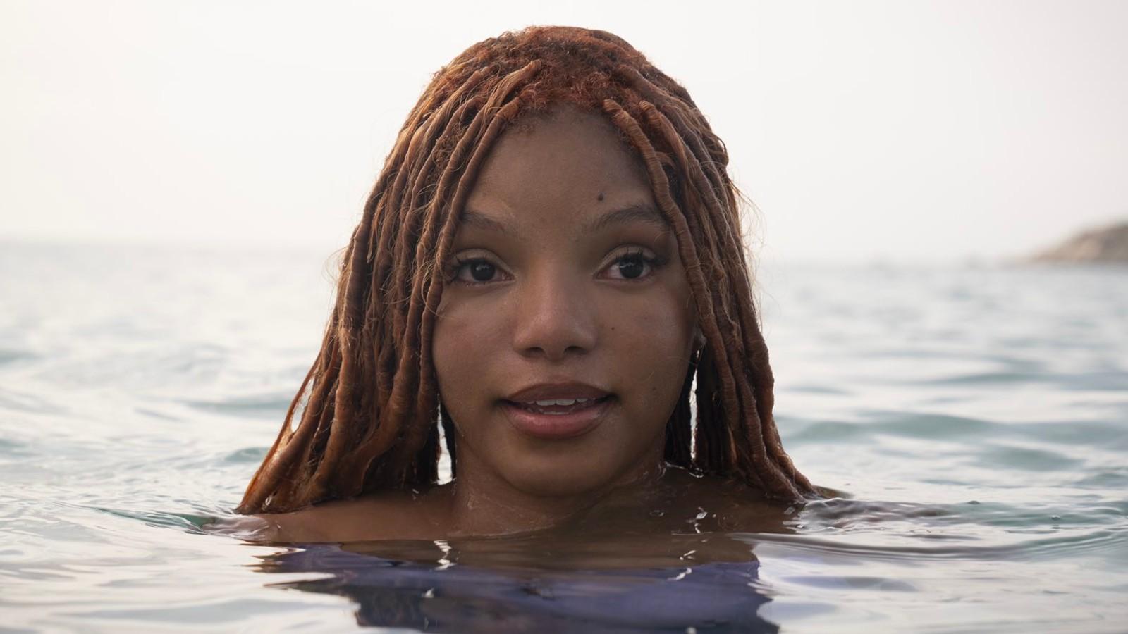 Halle Bailey as Ariel in The Little Mermaid live-action remake