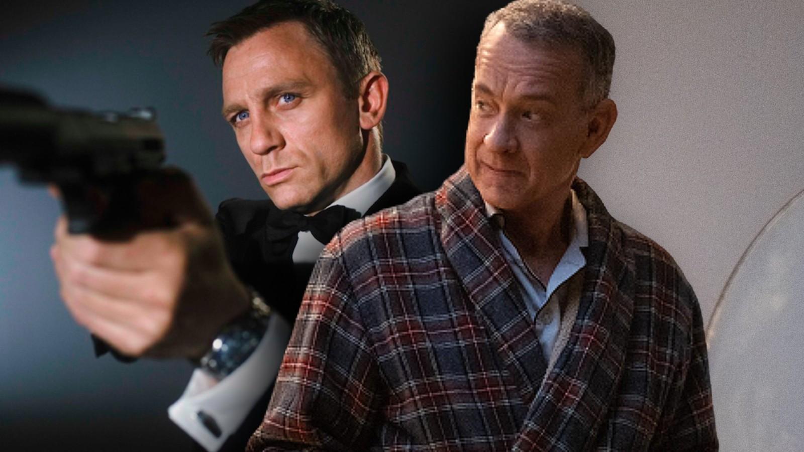 Daniel Craig as James Bond and Tom Hanks in A Man Called Otto