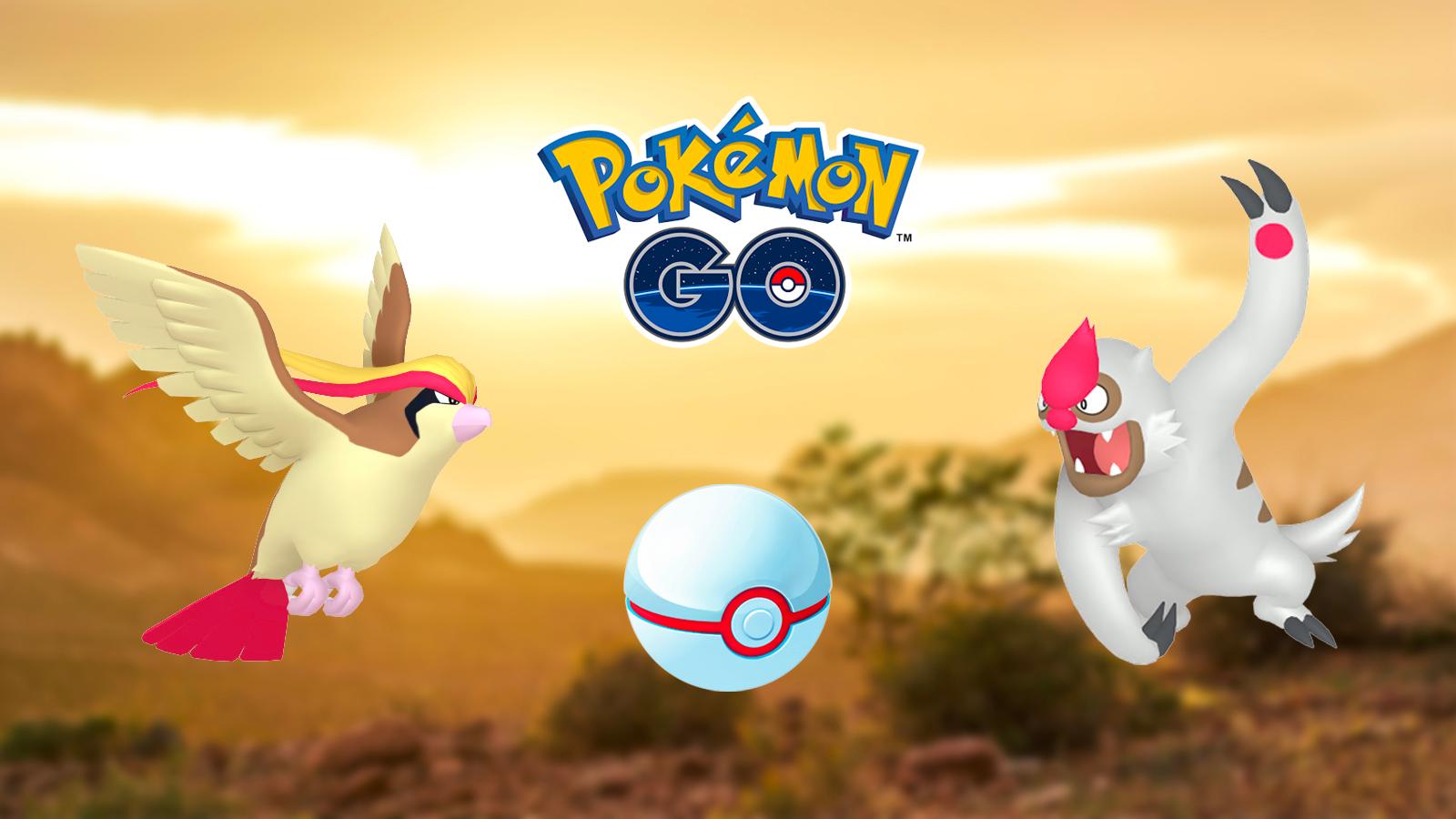 Pidgeot appearing in the Pokemon Go Sunshine Cup best team