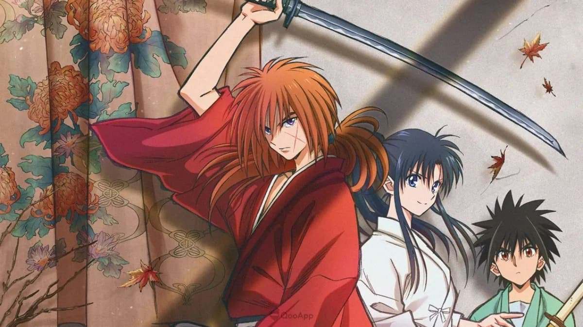An image of the main characters of Rurouni Kenshin
