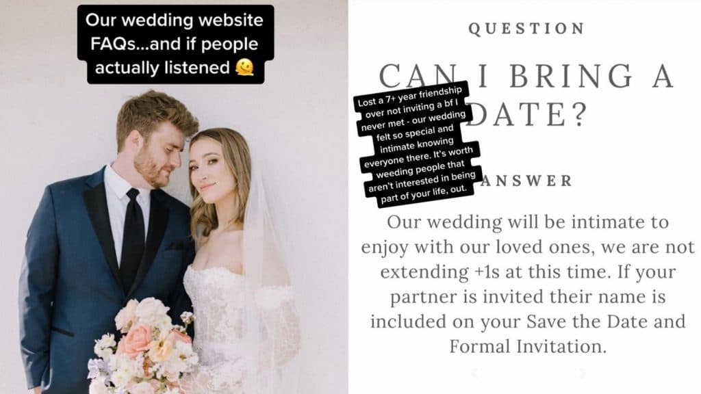 Bride's wedding FAQ