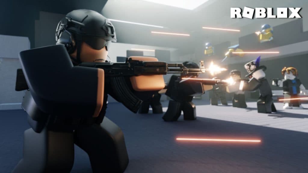 Realistic Guns FPS game on Roblox
