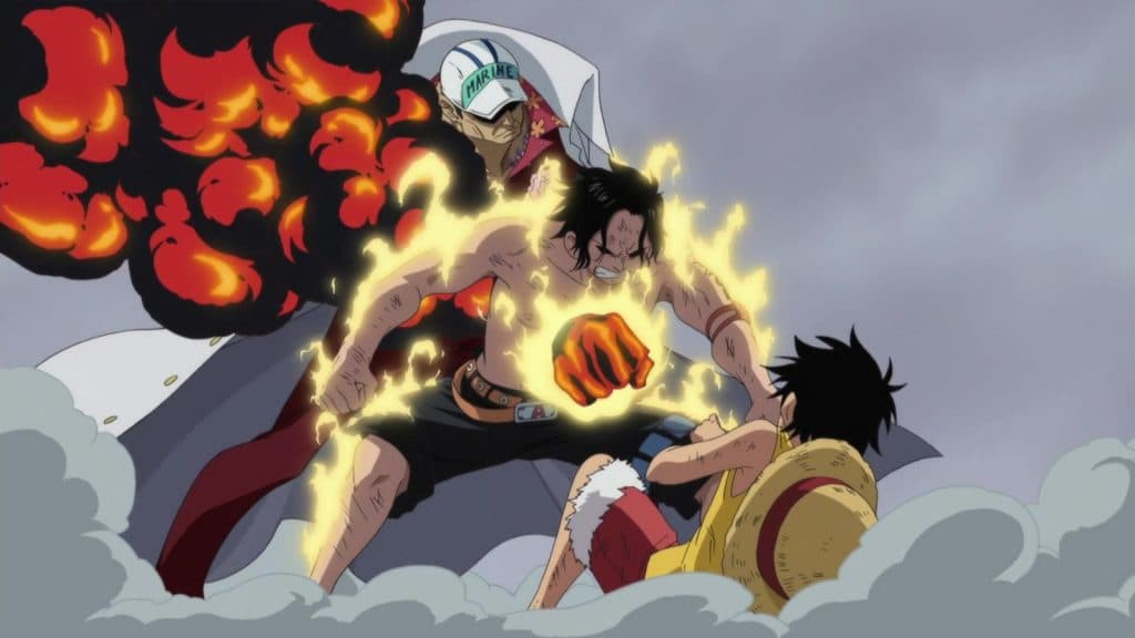 One Piece Ace Death in Summit War Saga