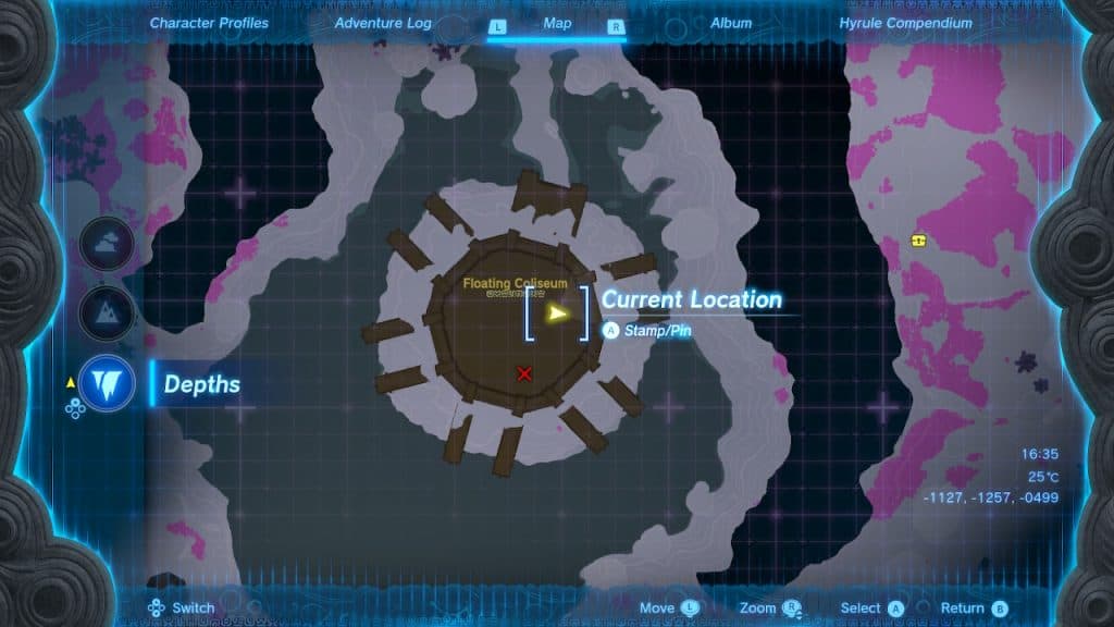 Floating Coliseum map location