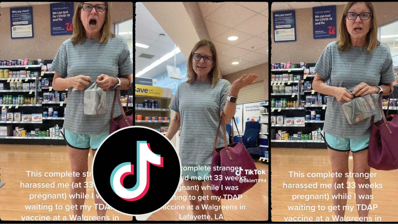 "Karen" attacks pregnant woman in Walgreens