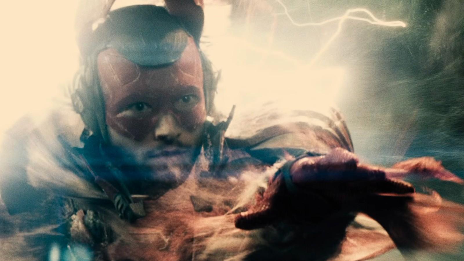Ezra Miller as The Flash in Zack Snyder's Batman v Superman