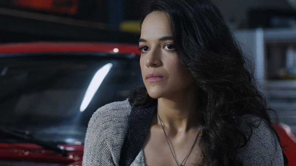 A close up of Letty Ortiz in Fast X