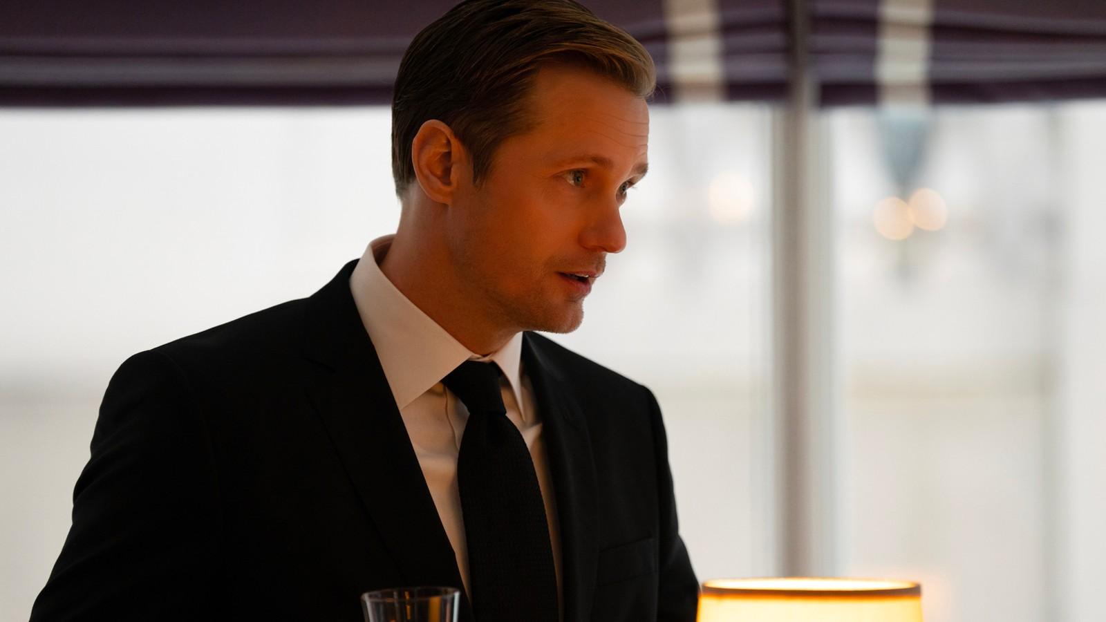 Alexander Skarsgård as Lukas Matsson in Succession Season 4