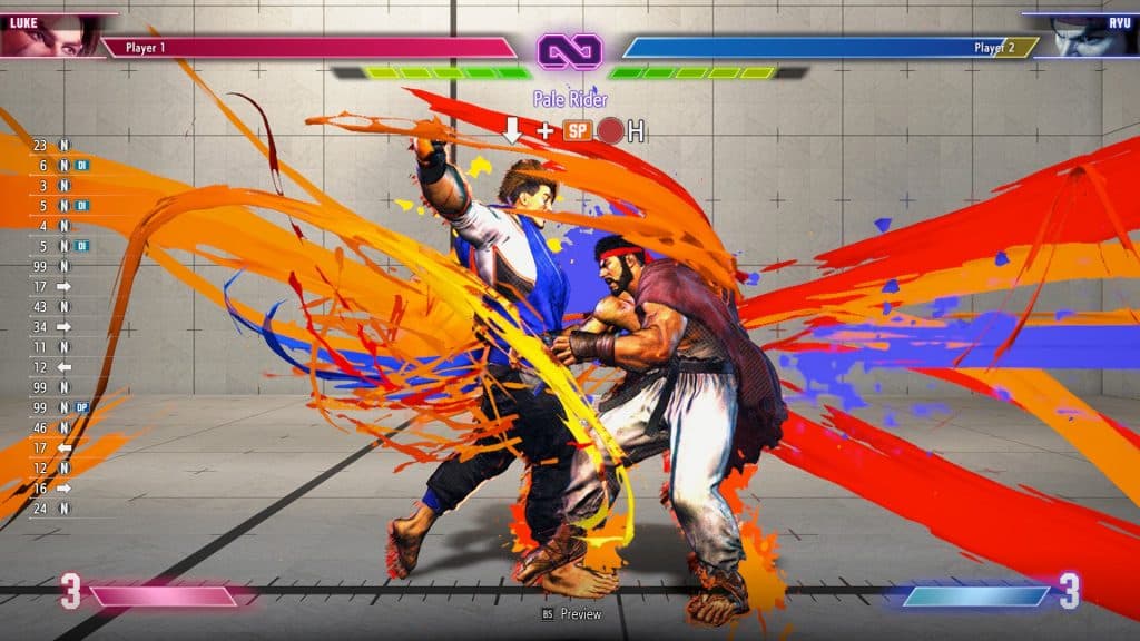 A screenshot of Drive Impact in Street Fighter 6