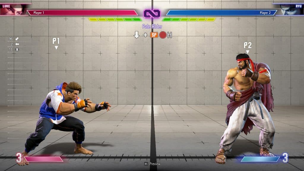 A screenshot of blocking in Street Fighter 6