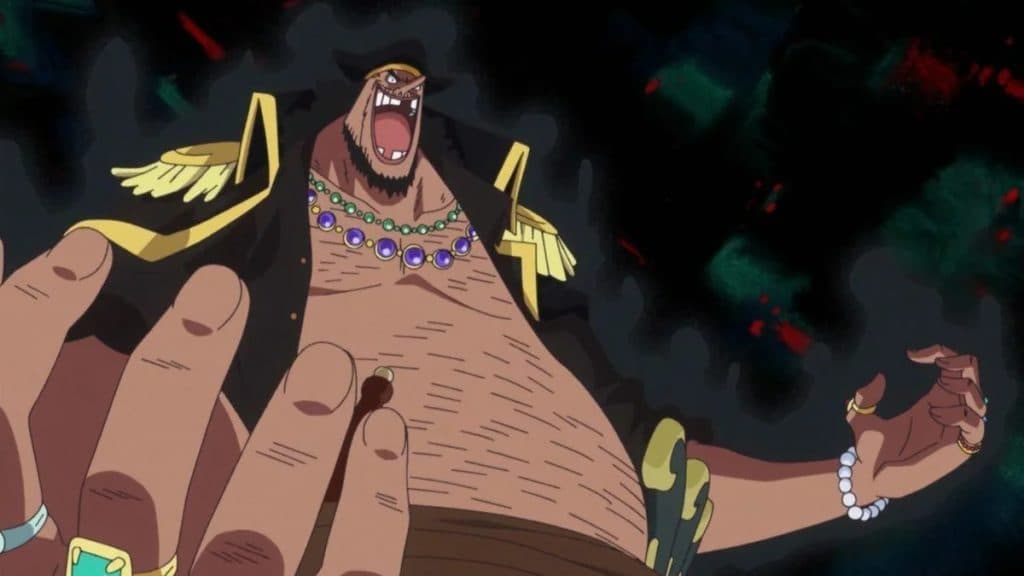An image of Blackbeard from One Piece