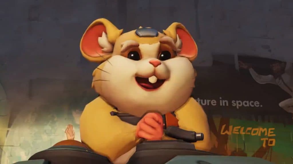 wrecking ball smiling in overwatch 2