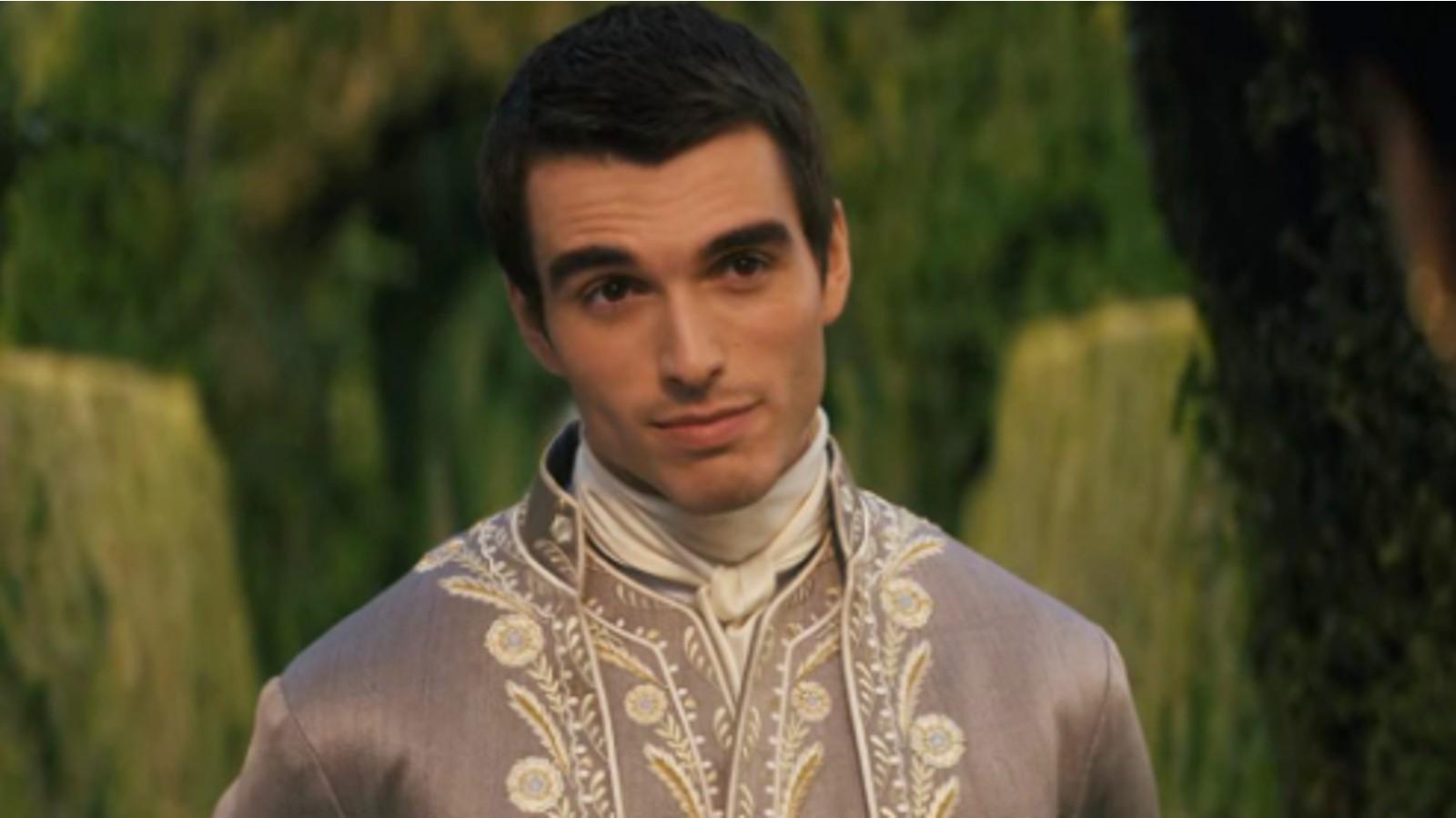 Corey Mylchreest as young King George III in Queen Charlotte: A Bridgerton Story