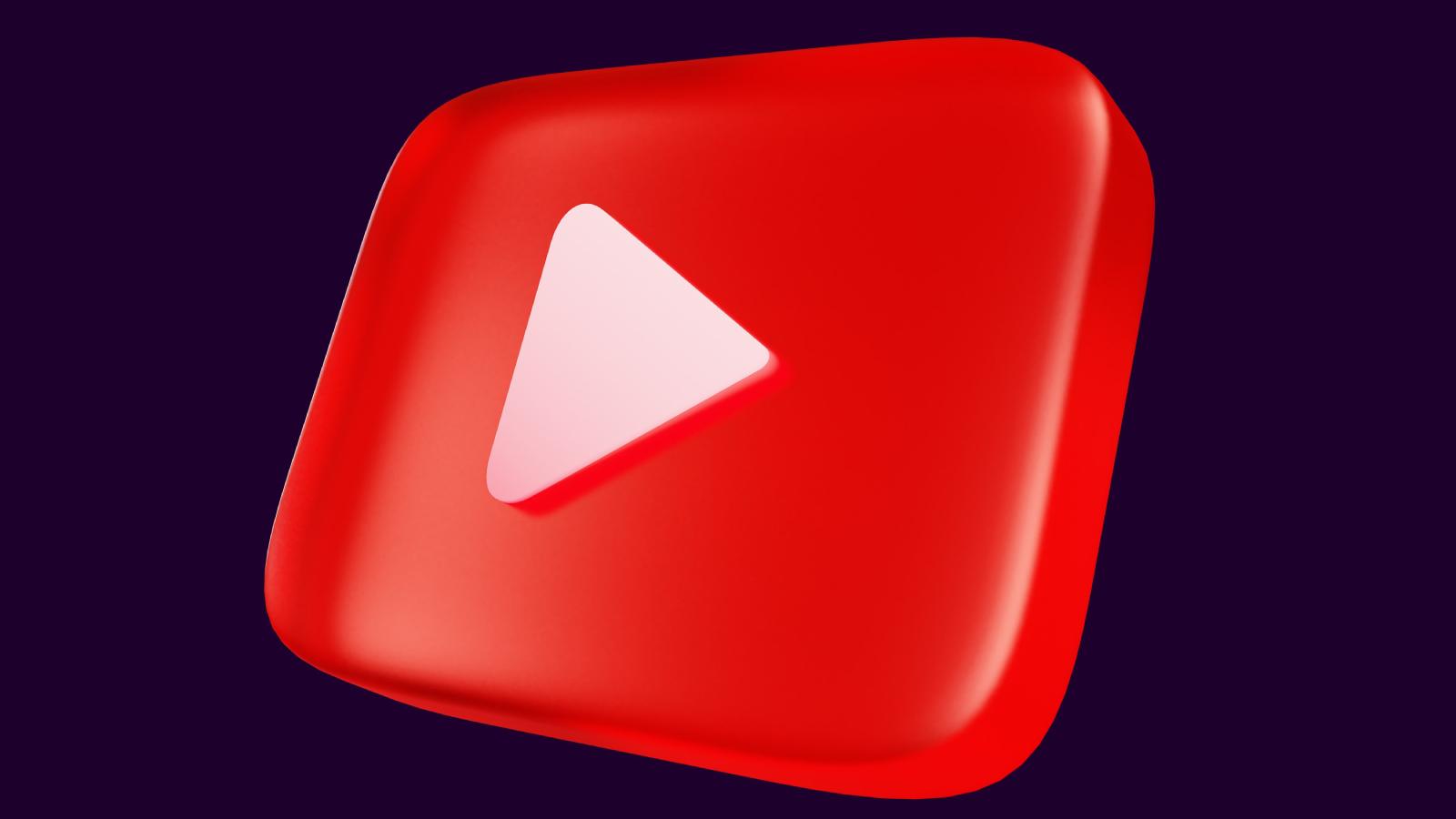 YouTube Logo 3d model