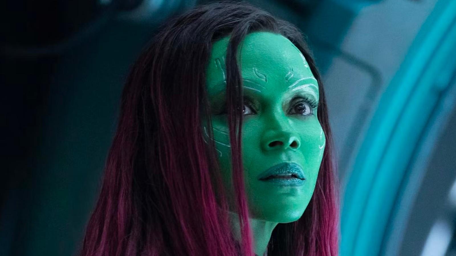 Zoe Saldana in Guardians of the Galaxy Vol 3