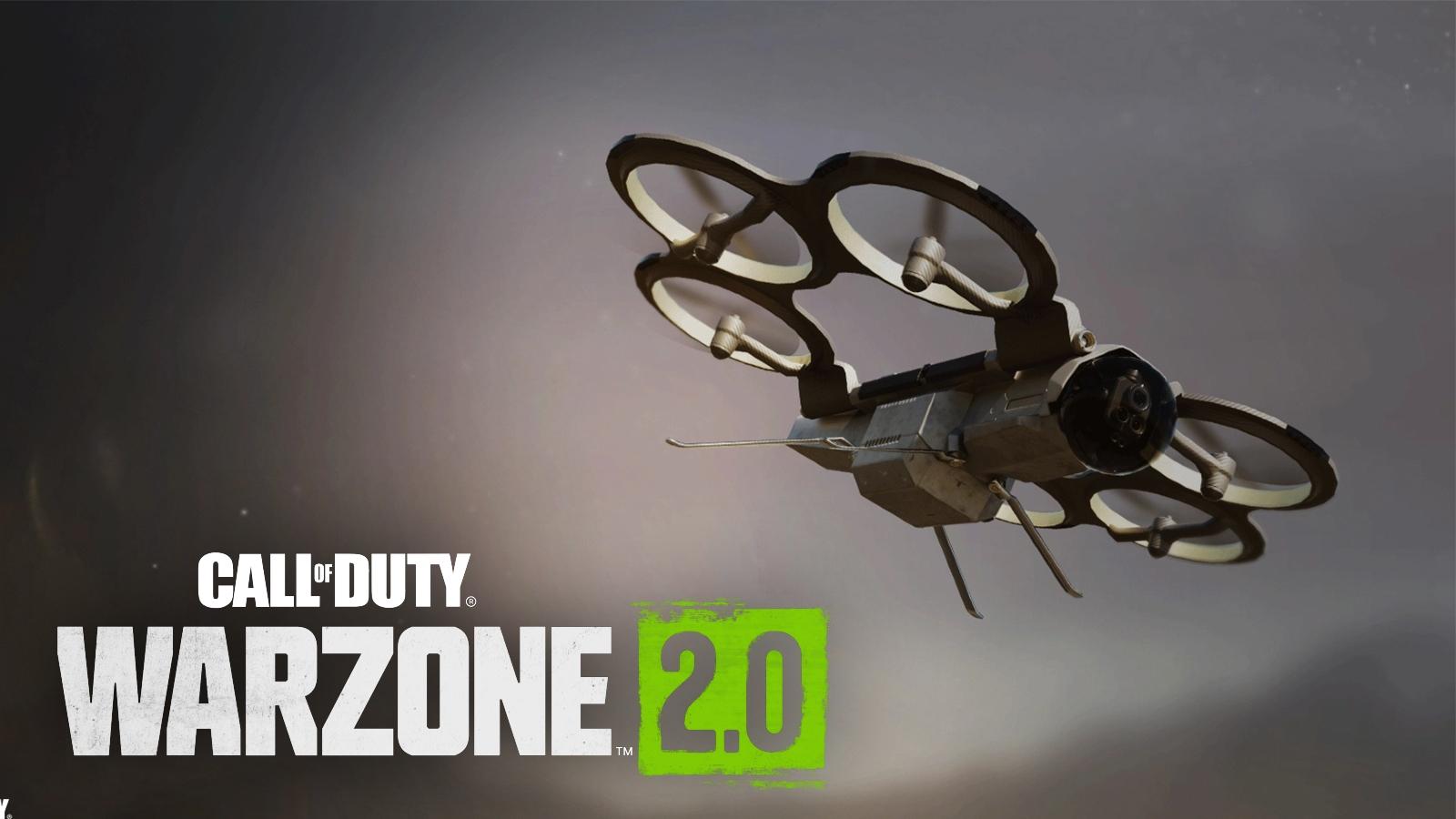 bomb drone in modern warfare 2 with warzone 2 logo in corner
