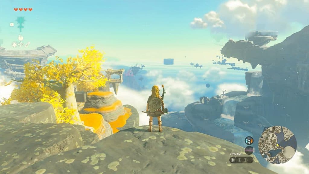 A screenshot of Zelda Tears of the Kingdom