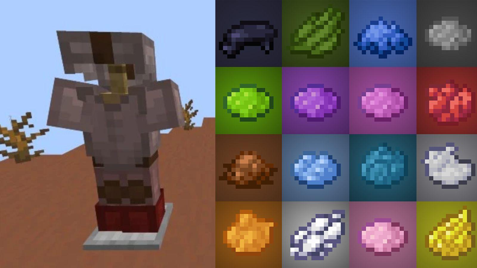 Minecraft dye and uses