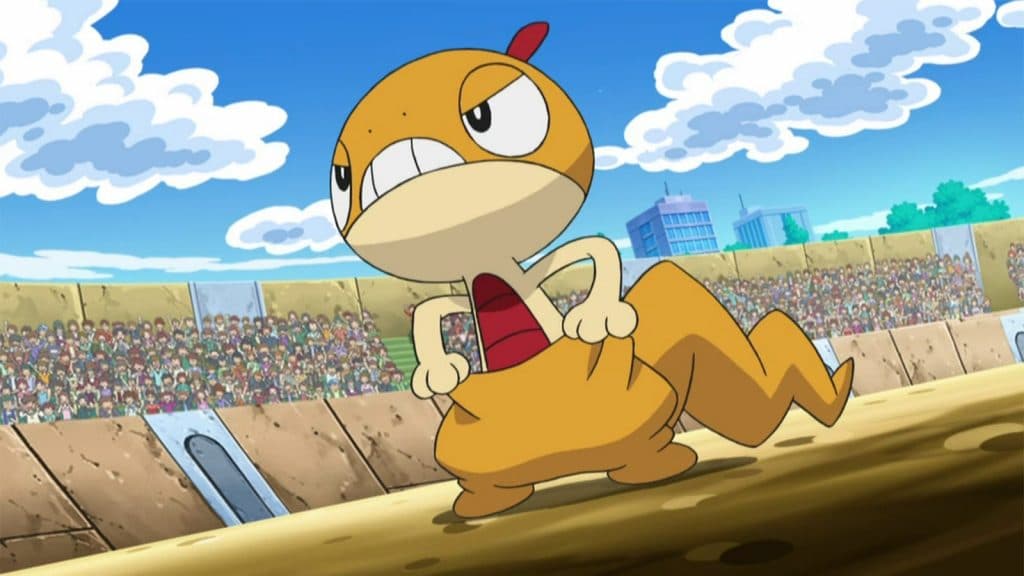 Scraggy in the Pokemon anime