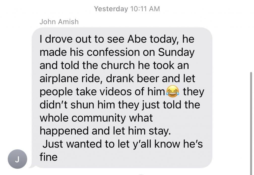 NELK Community update on Honest Abe Amish reaction