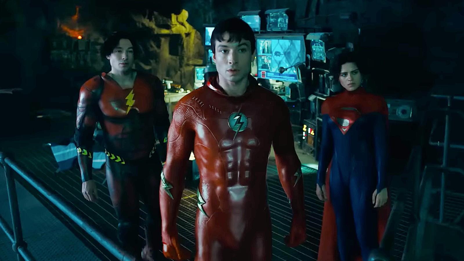 Ezra Miller and Sasha Calle in the final trailer for The Flash