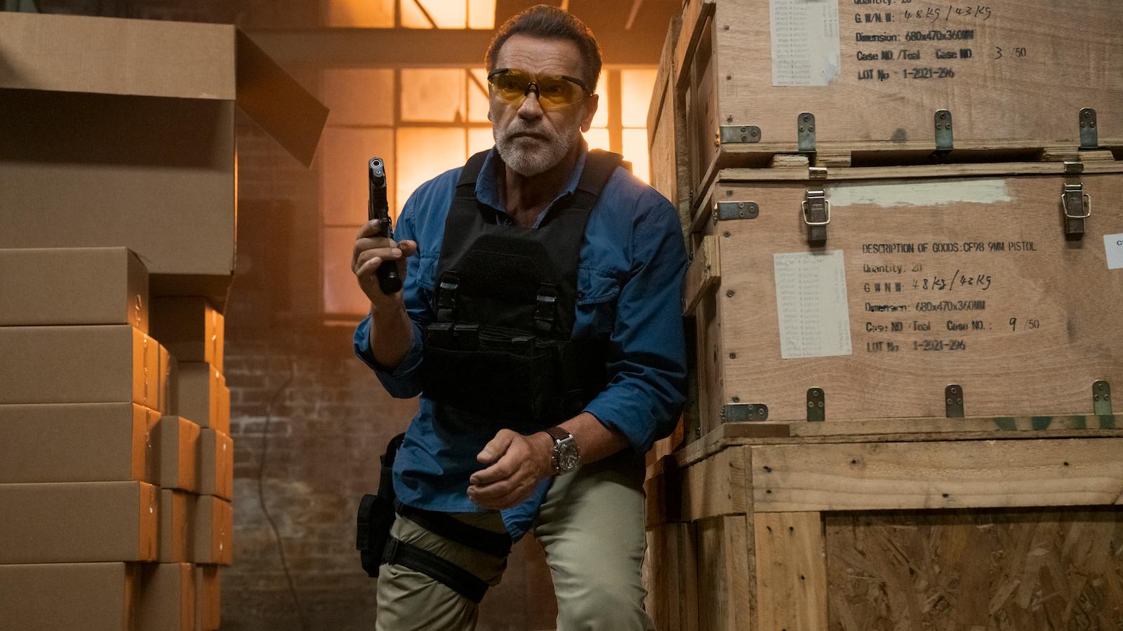 Arnold Schwarzenegger as Luke Brunner in FUBAR on Netflix