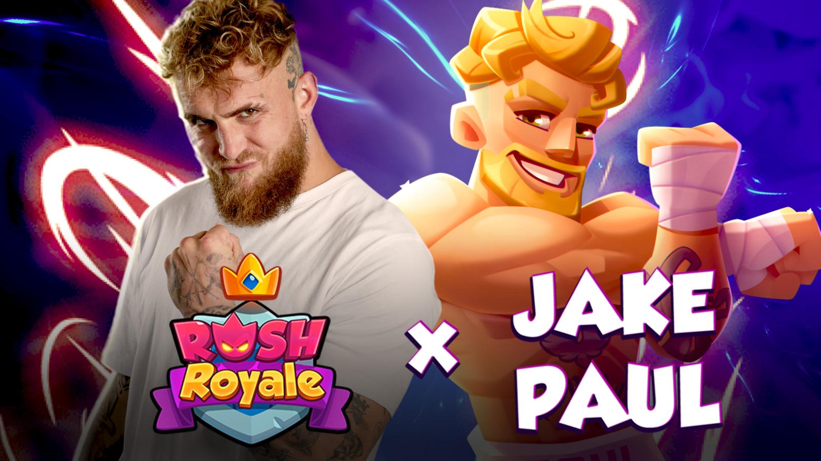 Jake Paul crossover with Rush Royale