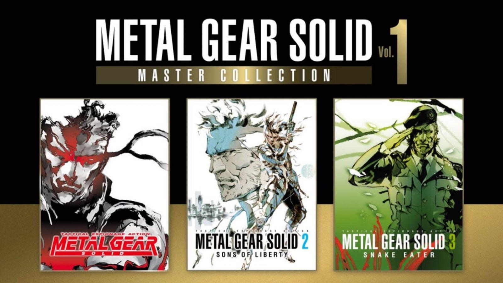 metal gear solid master collection vol. 1 official artwork