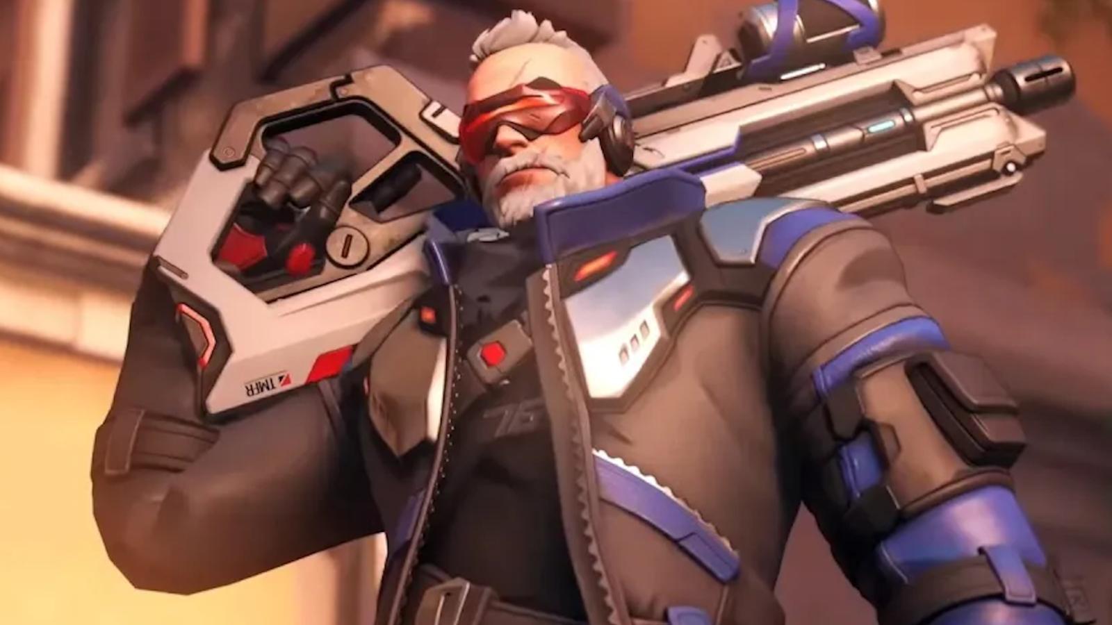 soldier 76 with rifle