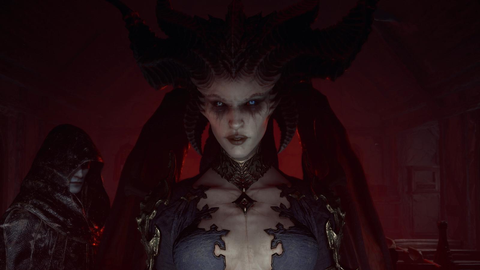 Lilith and Elias in Diablo 4