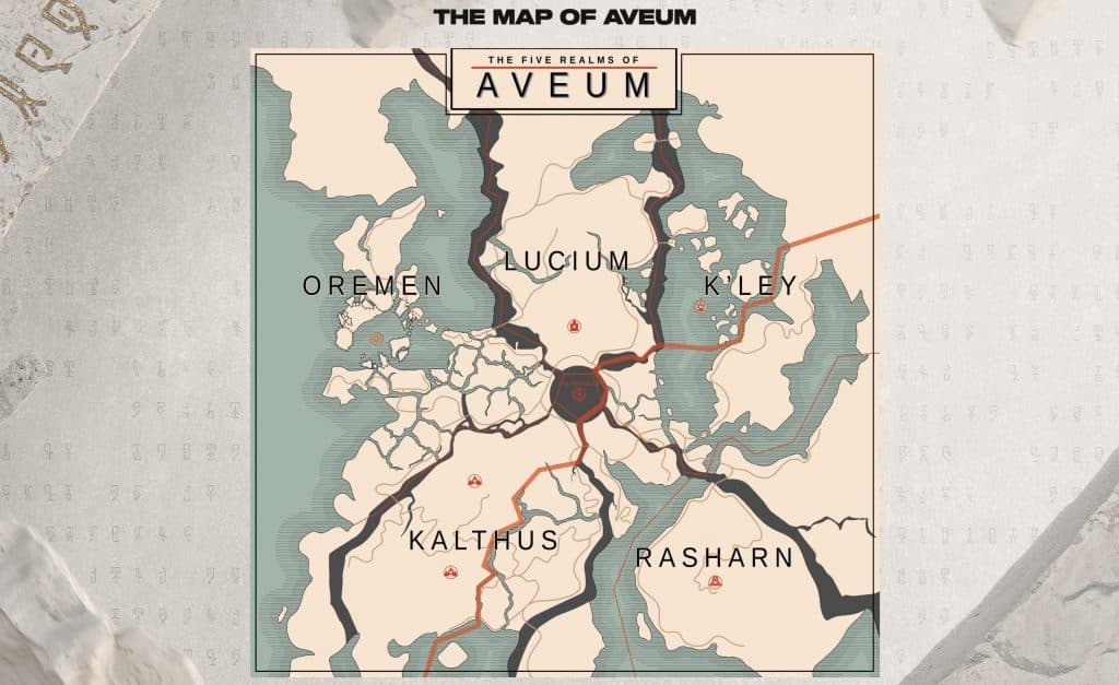 Immortals of Aveum map