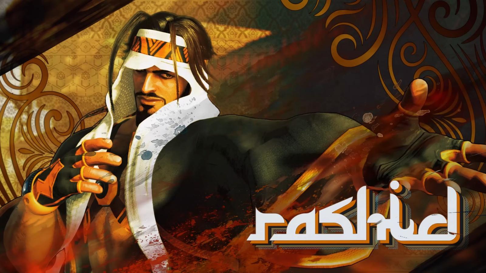 A screenshot of Rashid from Street Fighter 6