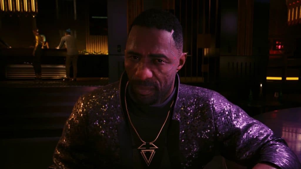 Idris Elba in Cyberpunk 2077