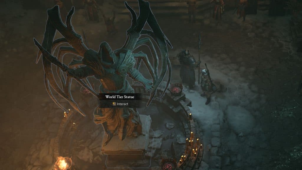 Diablo 4 world tier statue