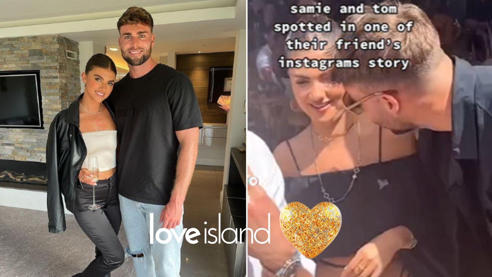 Tom and Samie from 'Love Island'