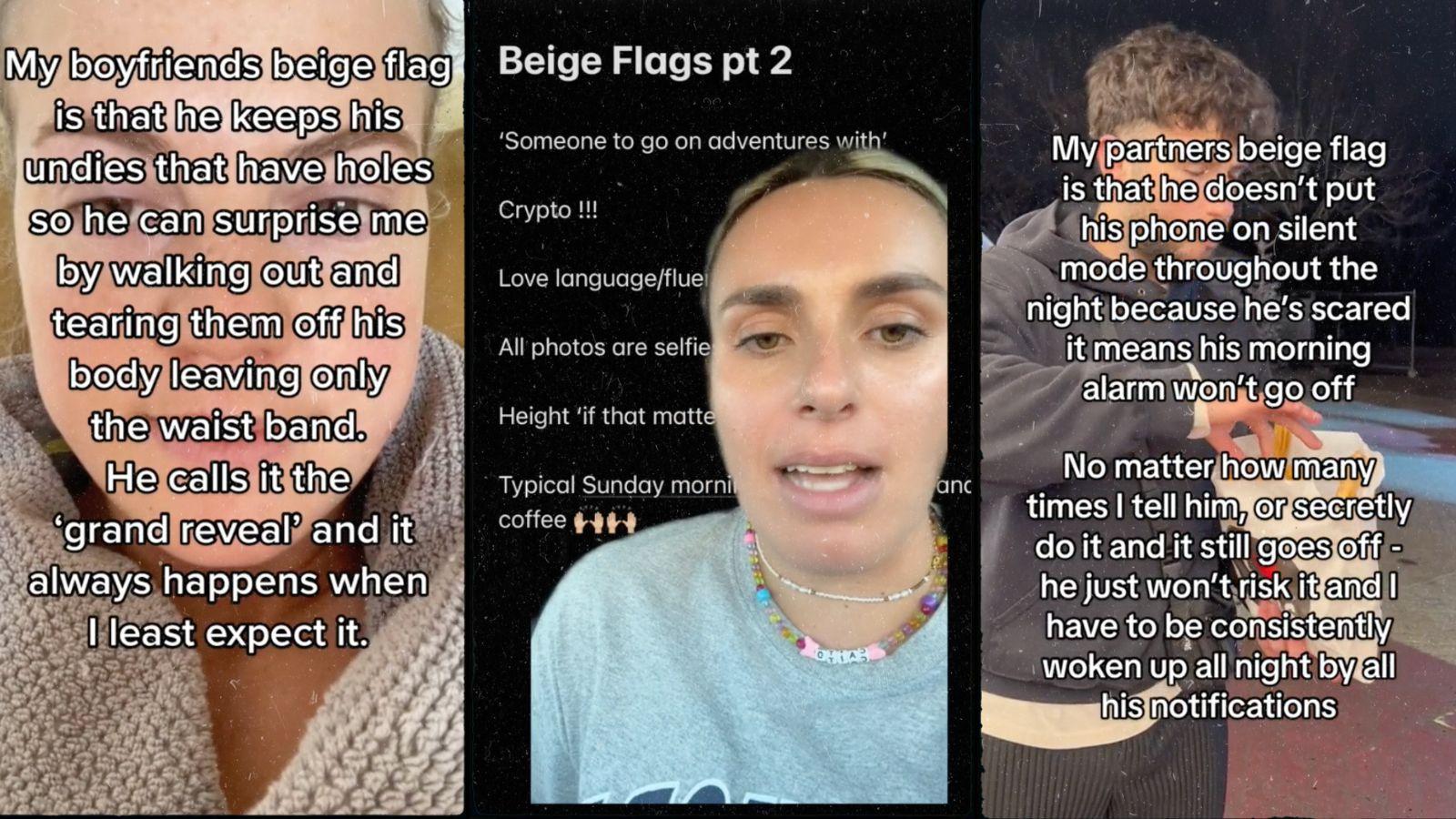 What does beige flag mean on TikTok?