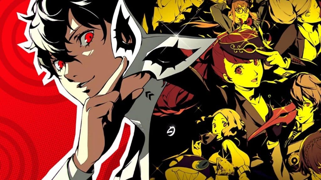 An image of Persona 5 Royal artwork featuring the protagonist, Joker.