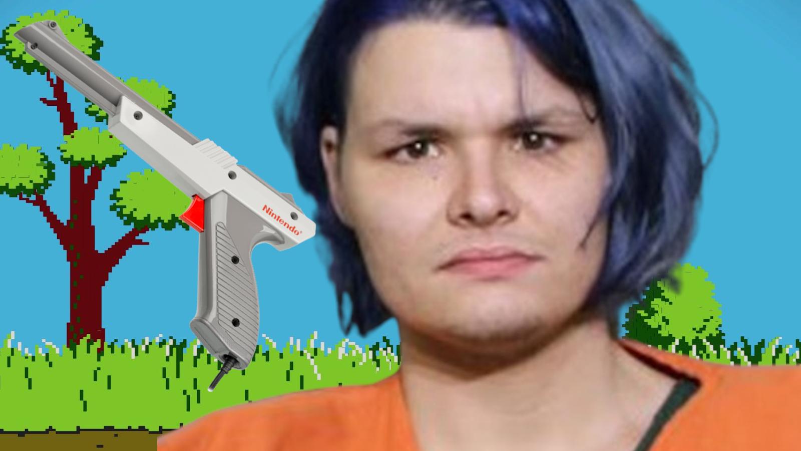 man arrested for robbing store with nes zapper