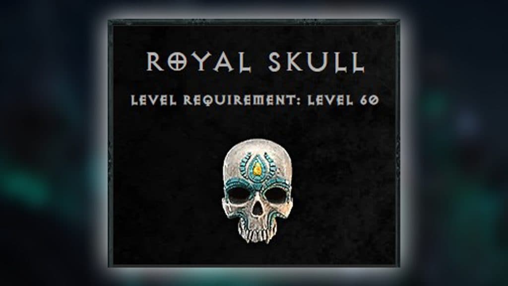 an image of Royal Skull gem in Diablo 4