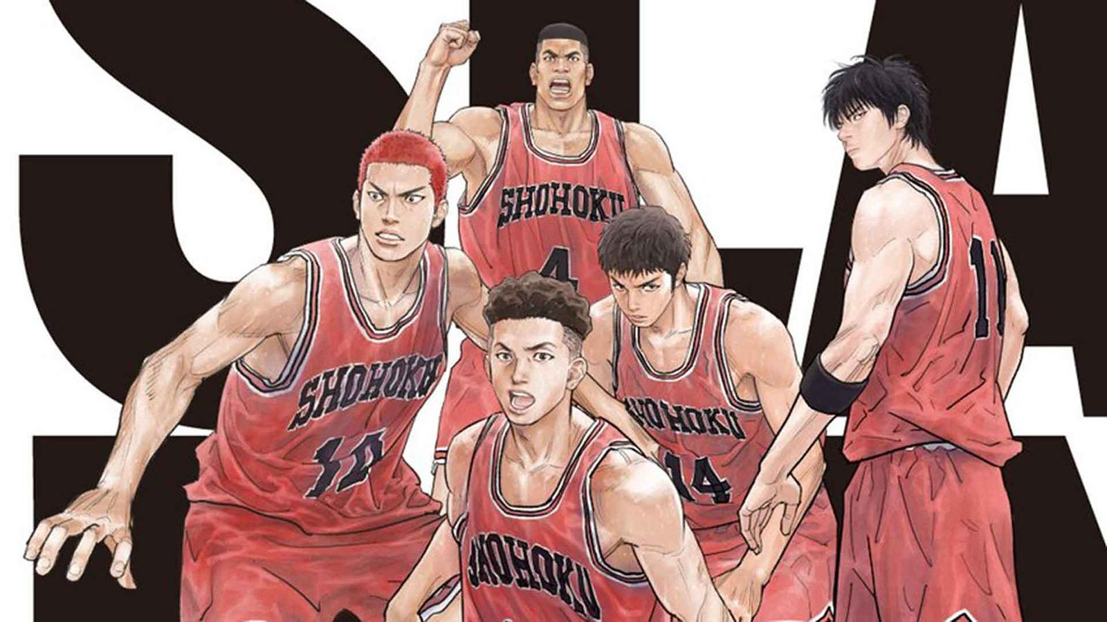 An image of the official poster of The First Slam Dunk movie