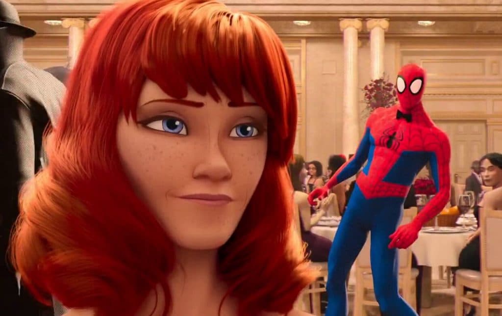 Mary Jane in the first Spider-Verse movie