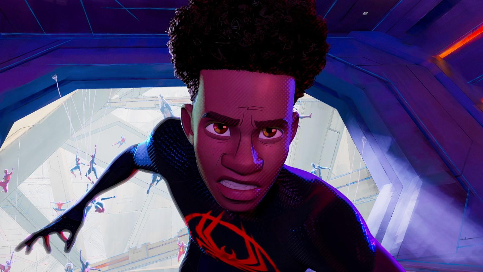 Miles Morales in the Spider-Man: Across the Spider-Verse cast