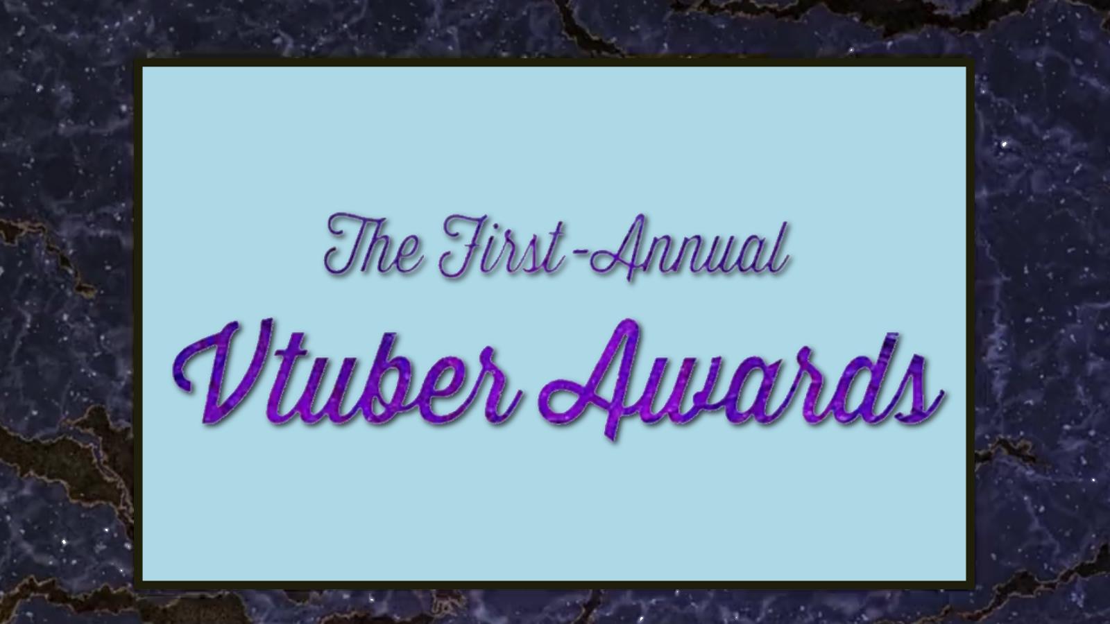 The VTuber Awards cermoney logo as revealed in Filian's announcement.