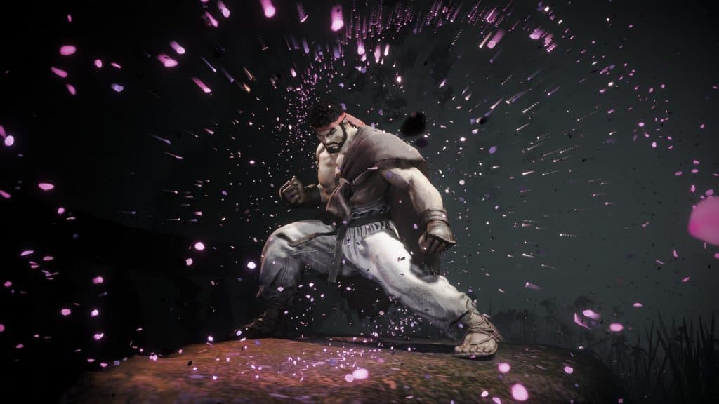 A screenshot of Ryu from Street Fighter 6