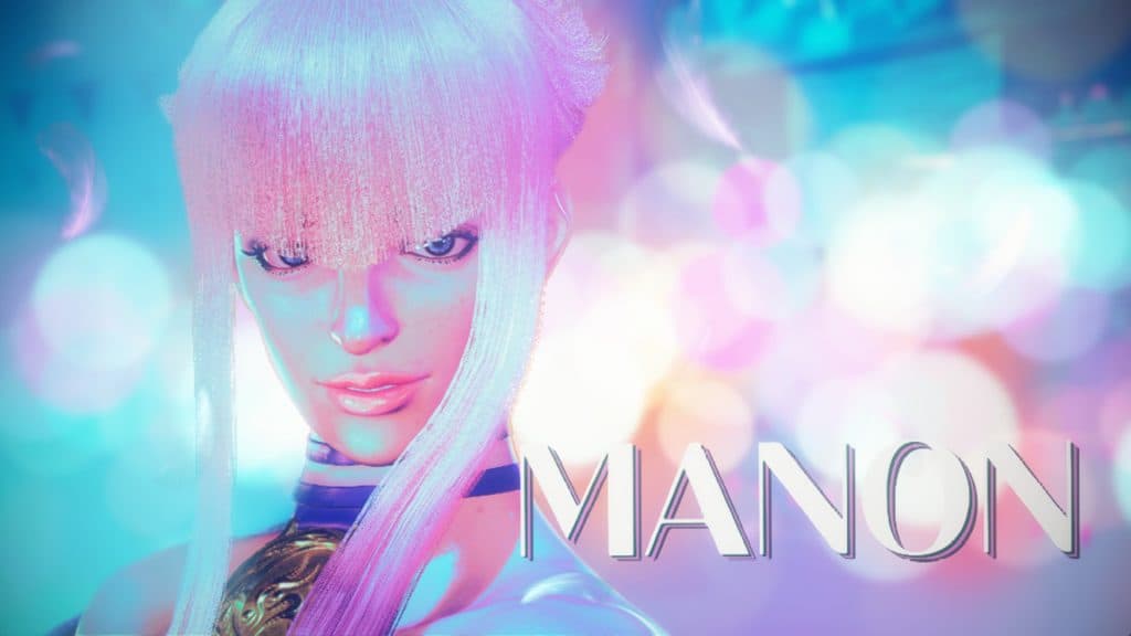 A screenshot of Manon from Street Fighter 6